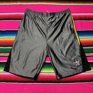 VTG 2007 NBA All Star Basketball Shorts‎ Men 4XL Shiny Dazzle Silky Soft NYLON